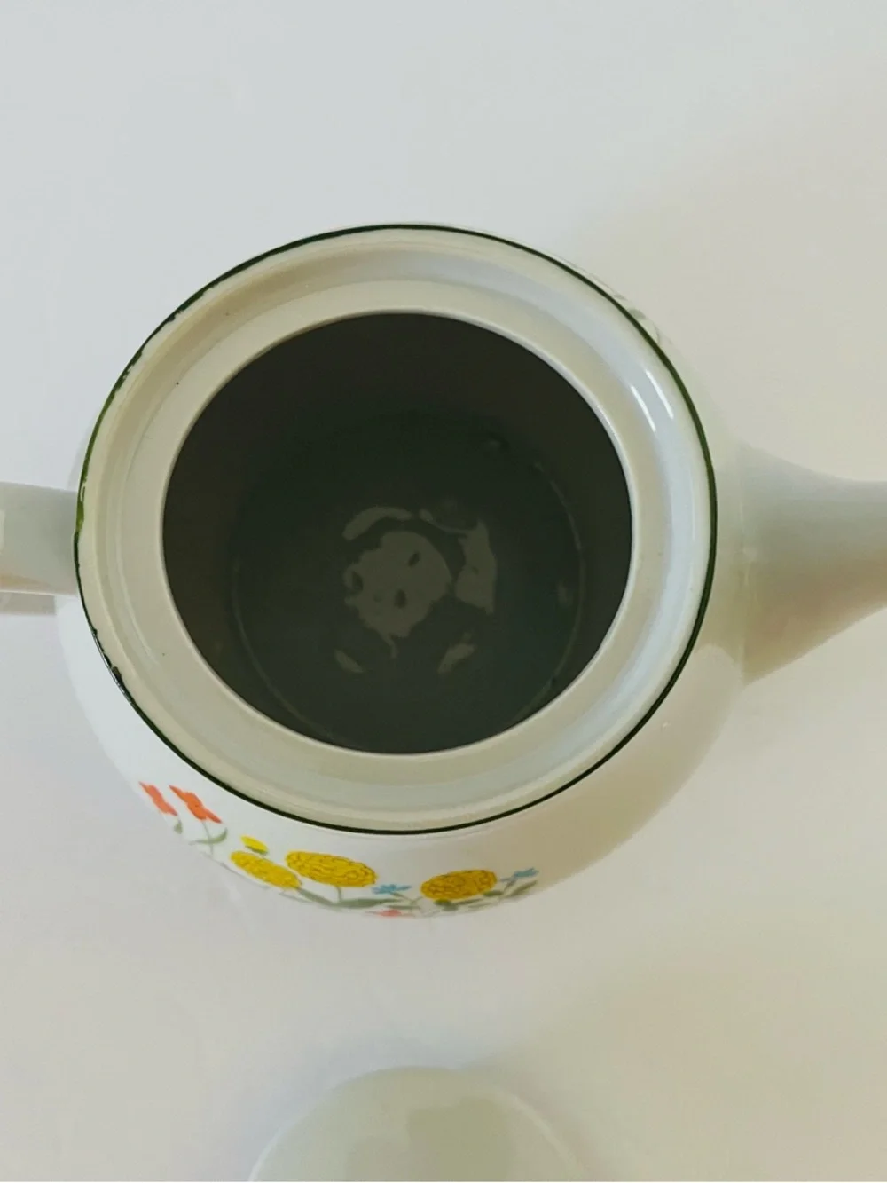 Vintage Nevco Japan Floral Teapot Mid-Century Wildflower Porcelain Retro 60s 70s